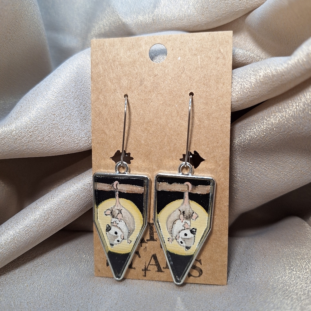 Hand painted earrings